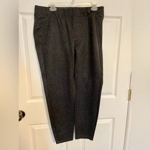 Liverpool Grey Tweed Stretch Ankle Dress Pants